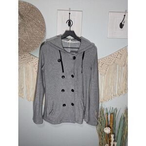 Roxy Black and White Peacoat